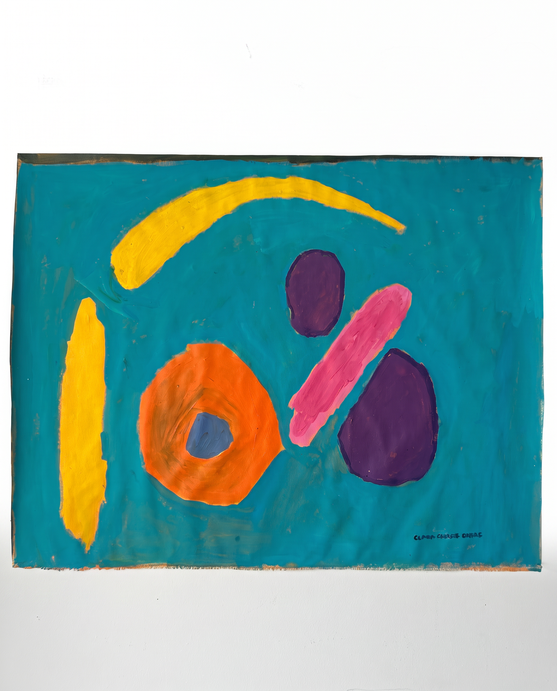 Untitled, Acrylic on canvas, 96 × 76 cm